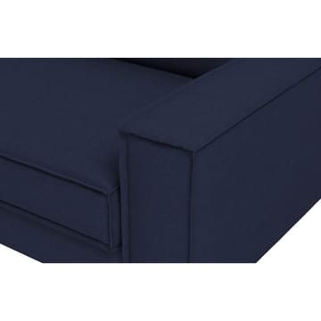 Vilsa 3-sits Mjuk Djup Soffa i Linne - Brun|Blå - Möbler - Soffa - 3 sits soffa