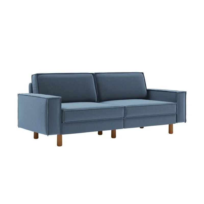 Vilsa 3-sits Soffa, Brun/Blå