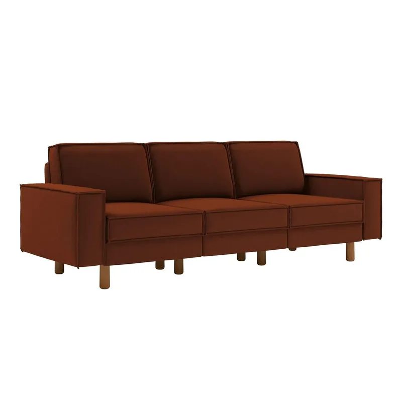 Vilsa 3-sits Soffa, Röd