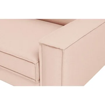 Vilsa 3-sits Soffa - Rosa - Möbler - Soffa - Sammetssoffa