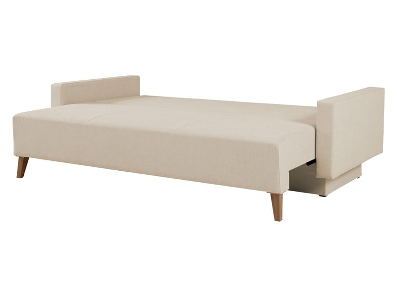 Waldsten Soffgrupp - 3-sits Bäddsoffa + 2 Fåtöljer - gul - Möbler - Soffa - Soffgrupp