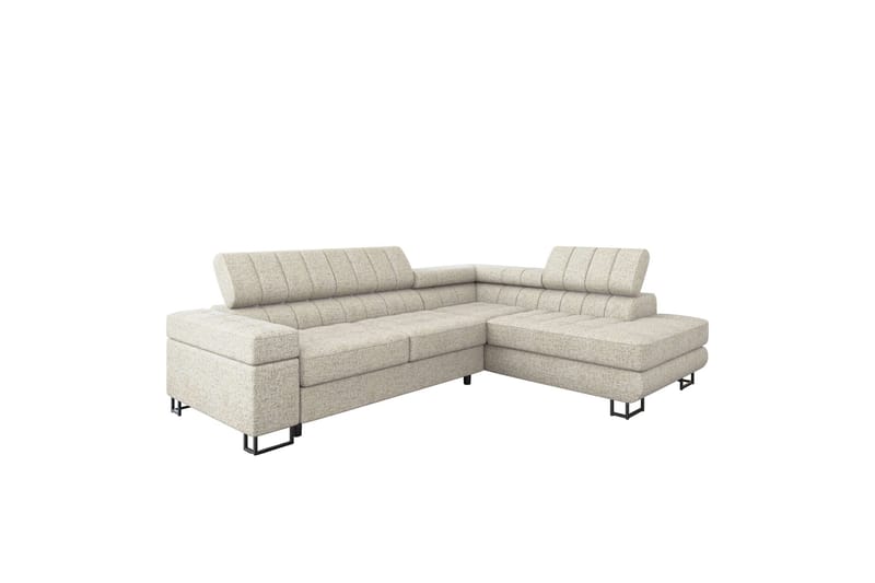 Warwick Bäddsoffa med Schäslong 3-sits, Beige