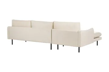 Woodal Hörnsoffa 4-sits - Beige/Svart - Möbler - Soffa - Divansoffor & schäslongsoffa