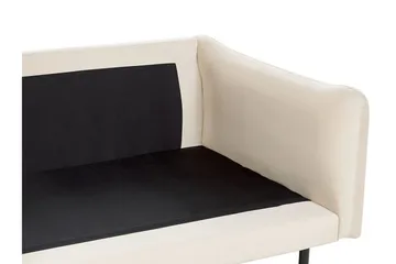 Woodal Hörnsoffa 4-sits - Beige/Svart - Möbler - Soffa - Divansoffor & schäslongsoffa