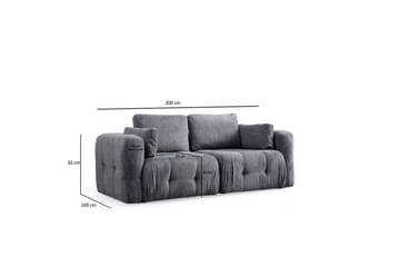 Yvara Soffa 2-sits - Grå - Möbler - Soffa - Modulsoffor - Komplett modulsoffa