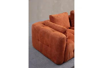 Yvara Soffa 2-sits - Orange - Möbler - Soffa - Modulsoffor - Komplett modulsoffa