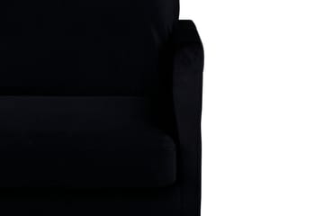 Zoom 3-sits Soffa i Sammet - Svart - Möbler - Soffa - Sammetssoffa