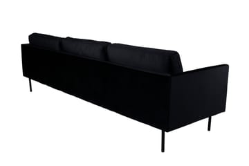 Zoom 3-sits Soffa i Sammet - Svart - Möbler - Soffa - Sammetssoffa