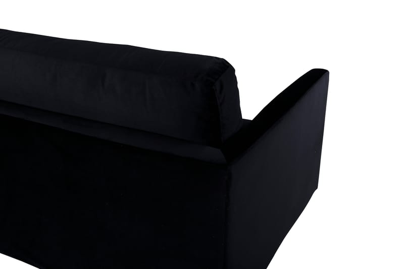Zoom 3-sits Soffa i Sammet - Svart - Möbler - Soffa - Sammetssoffa