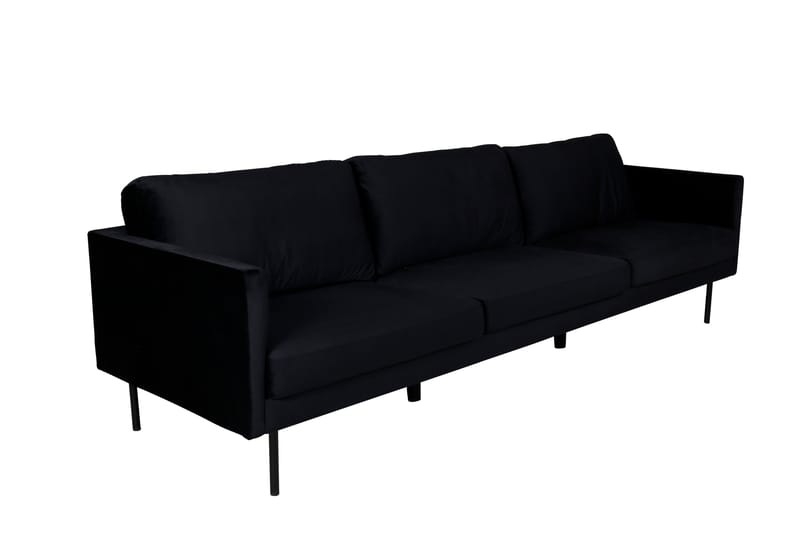 Zoom 3-sits Soffa Sammet - Svart - Möbler - Soffa - Sammetssoffa