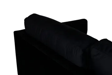Zoom 3-sits Soffa Sammet - Svart - Möbler - Soffa - Sammetssoffa