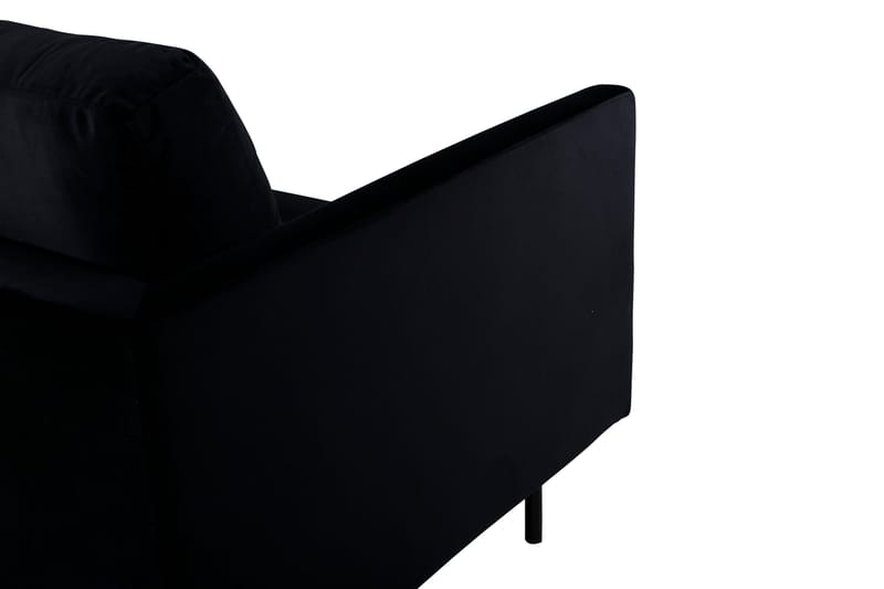 Zoom 3-sits Soffa Sammet - Svart - Möbler - Soffa - Sammetssoffa