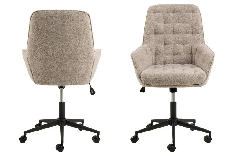 Aliya Kontorsstol - Beige - Möbler - Stolar & fåtöljer - Kontorsstol & skrivbordsstol