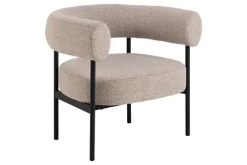 Ambiya Rund Fåtölj i Bouclé - Beige - Möbler - Stolar & fåtöljer - Fåtölj