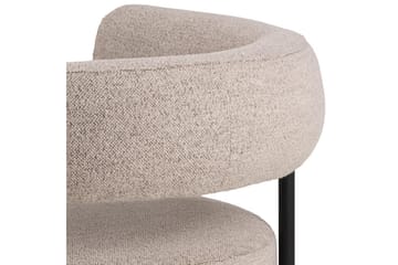 Ambiya Rund Fåtölj i Bouclé - Beige - Möbler - Stolar & fåtöljer - Fåtölj