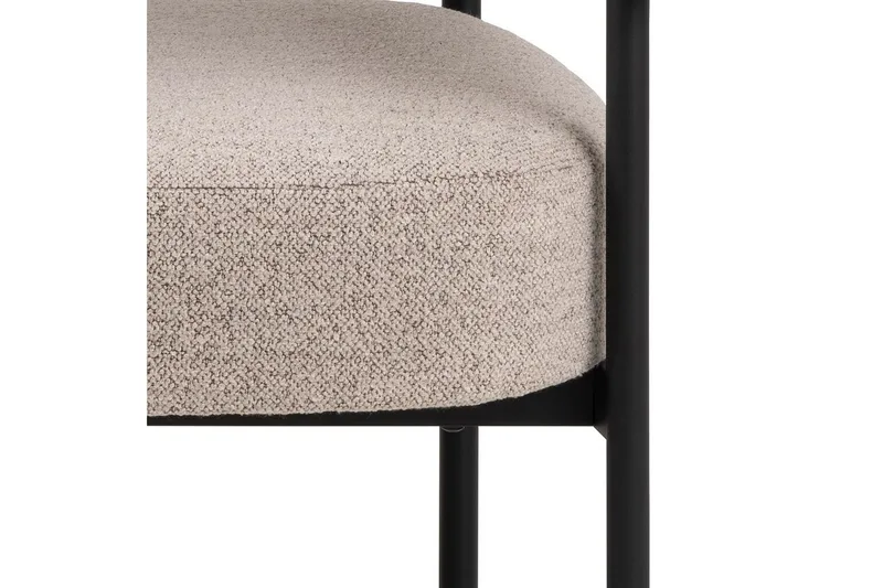 Ambiya Rund Fåtölj i Bouclé - Beige - Möbler - Stolar & fåtöljer - Fåtölj