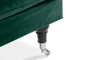 Andrew Loveseat Sammet - Mörkgrön/Krom - Möbler - Stolar & fåtöljer - Fåtölj