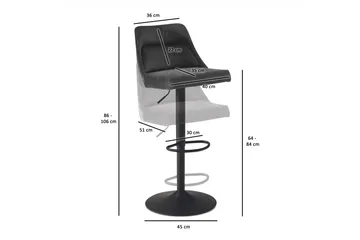 Baccha Barstol 106 cm - Mörkgrå - Möbler - Stolar & fåtöljer - Barstol & barpall