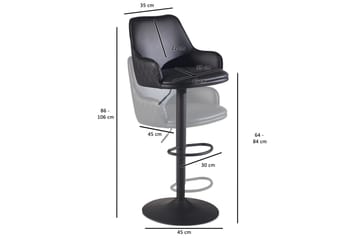 Badan Barstol 106 cm - Antracit - Möbler - Stolar & fåtöljer - Barstol & barpall