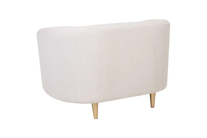 Fåtölj Loen - Beige/guld/Polyester - Möbler - Stolar & fåtöljer - Fåtölj - Clubfåtölj