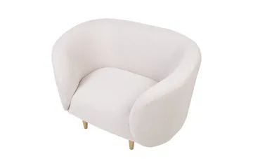 Fåtölj Loen - Beige/guld/Polyester - Möbler - Stolar & fåtöljer - Fåtölj - Clubfåtölj