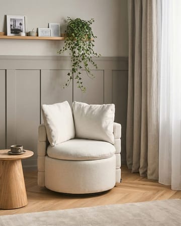 Fåtölj Randers - Off-White - Möbler - Stolar & fåtöljer - Fåtölj - Clubfåtölj