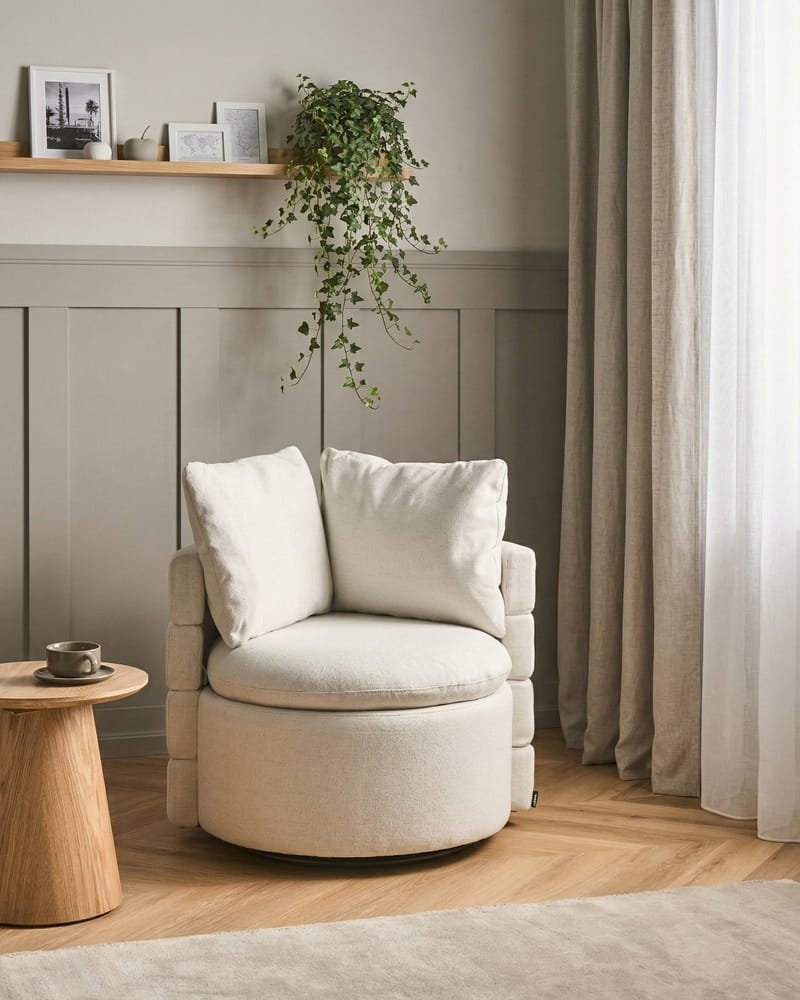 Fåtölj Randers - Off-White - Möbler - Stolar & fåtöljer - Fåtölj - Clubfåtölj