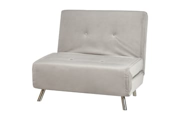 Bäddsoffa Farris - Grå/Silver - Möbler - Stolar & fåtöljer - Fåtölj - Bäddfåtölj