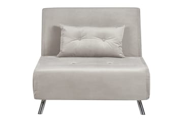 Bäddsoffa Farris - Grå/Silver - Möbler - Stolar & fåtöljer - Fåtölj - Bäddfåtölj