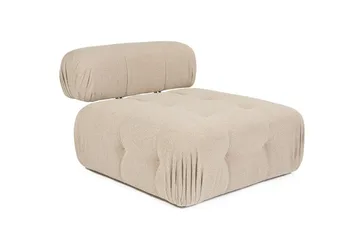 Belgin Mittmodul / Fåtölj med utfällbart ryggstöd - Peach - Möbler - Soffa - Modulsoffor - Mittmodul