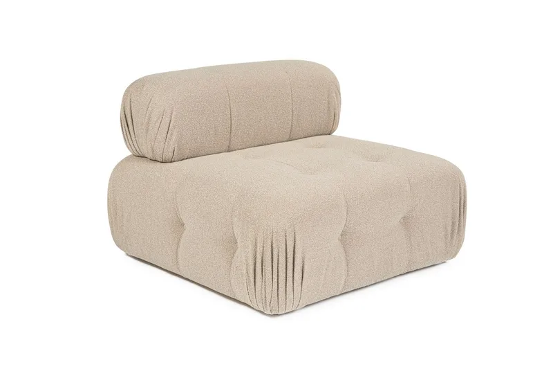 Belgin Mittmodul / Fåtölj med utfällbart ryggstöd, Peach