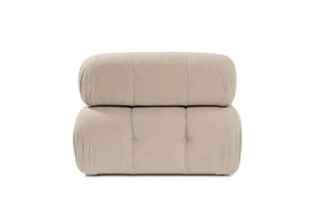 Belgin Mittmodul / Fåtölj med utfällbart ryggstöd - Peach - Möbler - Soffa - Modulsoffor - Mittmodul