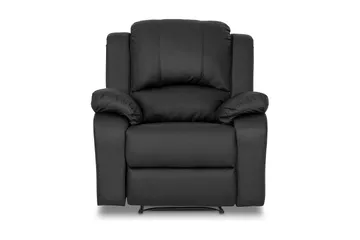 Norbo Skön Reclinerfåtölj Biofåtölj - Fällbar fåtölj i Konstläder - Vilfåtölj - Svart - Möbler - Stolar & fåtöljer - Fåtölj - Biofåtölj & reclinerfåtölj