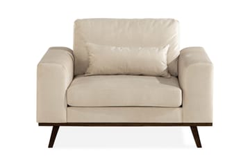 Copenhagen Fåtölj i Sammet - Beige - Möbler - Stolar & fåtöljer - Fåtölj