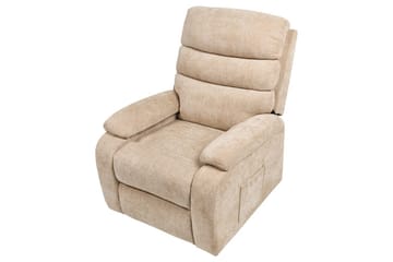 Elektrisk reclinerfåtölj Rise Beige - Beige - Möbler - Stolar & fåtöljer - Fåtölj - Biofåtölj & reclinerfåtölj