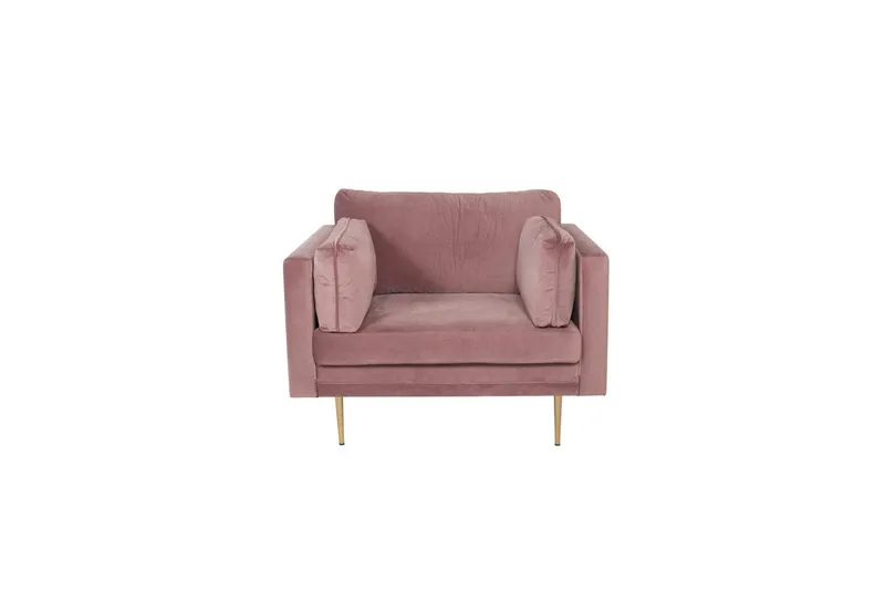Fåtölj Boom Sammet, Rosa