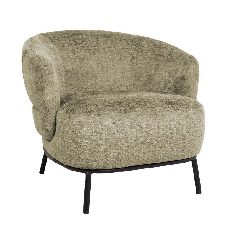 Fåtölj Gemala 75x40xh102 cm, ek, beige