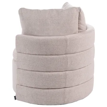 Fåtölj Randers - Beige - Möbler - Stolar & fåtöljer - Fåtölj - Clubfåtölj