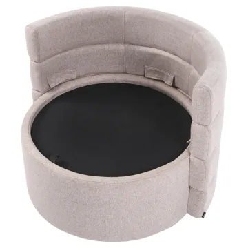 Fåtölj Randers - Beige - Möbler - Stolar & fåtöljer - Fåtölj - Clubfåtölj