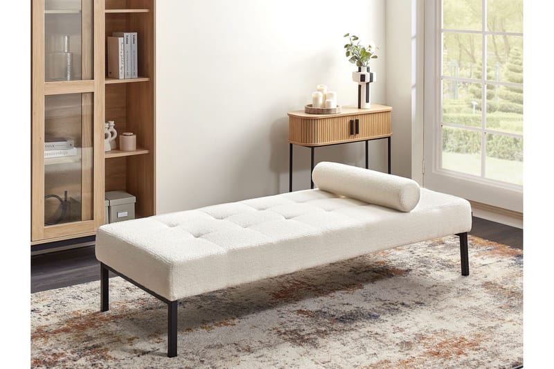 Hagerso Schäslong 178 cm - Svart/Vit - Möbler - Soffa - Dagbäddar