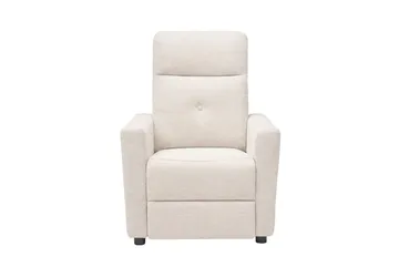 Leia Manuell Reclinerfåtölj i Tyg - Beige - Möbler - Stolar & fåtöljer - Fåtölj - Biofåtölj & reclinerfåtölj
