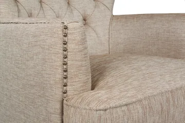 Londonia Fåtölj i Linne - Sandbeige - Möbler - Stolar & fåtöljer - Fåtölj
