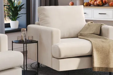 Menard Compact Fåtölj - Beige - Möbler - Stolar & fåtöljer - Fåtölj