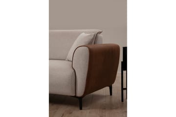 Rebelo Fåtölj - Beige - Möbler - Stolar & fåtöljer - Fåtölj - Skinnfåtölj & läderfåtölj