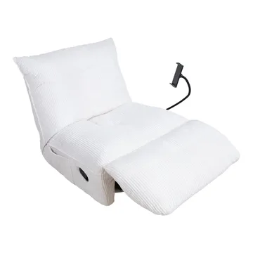 Recliner vilstol Selor med manuell mekanism - creme - Möbler - Stolar & fåtöljer - Fåtölj - Fåtölj med fotpall