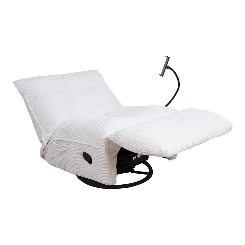 Recliner vilstol Selor med manuell mekanism - creme - Möbler - Stolar & fåtöljer - Fåtölj - Fåtölj med fotpall