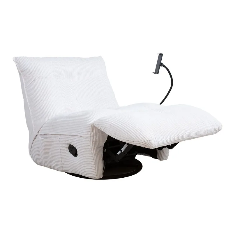 Recliner vilstol Selor med manuell mekanism - creme - Möbler - Stolar & fåtöljer - Fåtölj - Fåtölj med fotpall