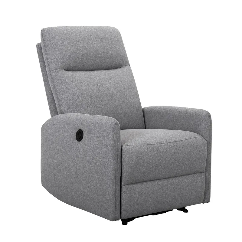 Reclinerfåtölj Gränor med elektrisk mekanism, ljusgrå