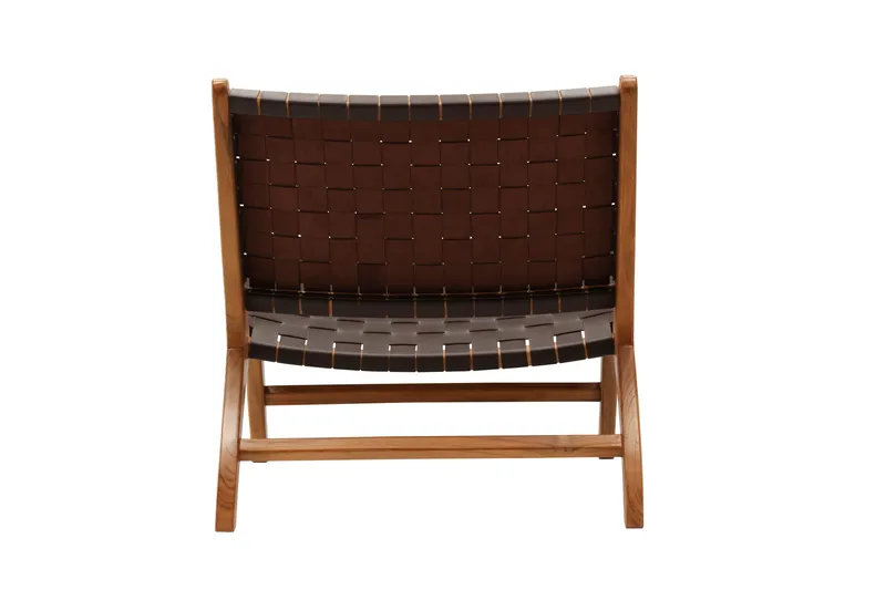 Rike Loungefåtölj - Brun/Beige - Möbler - Stolar & fåtöljer - Fåtölj - Skinnfåtölj & läderfåtölj