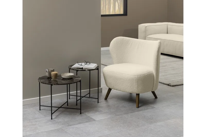 Sanu Loungefåtölj - Beige - Möbler - Stolar & f åtöljer - Fåtölj - Fåtölj utan armstöd